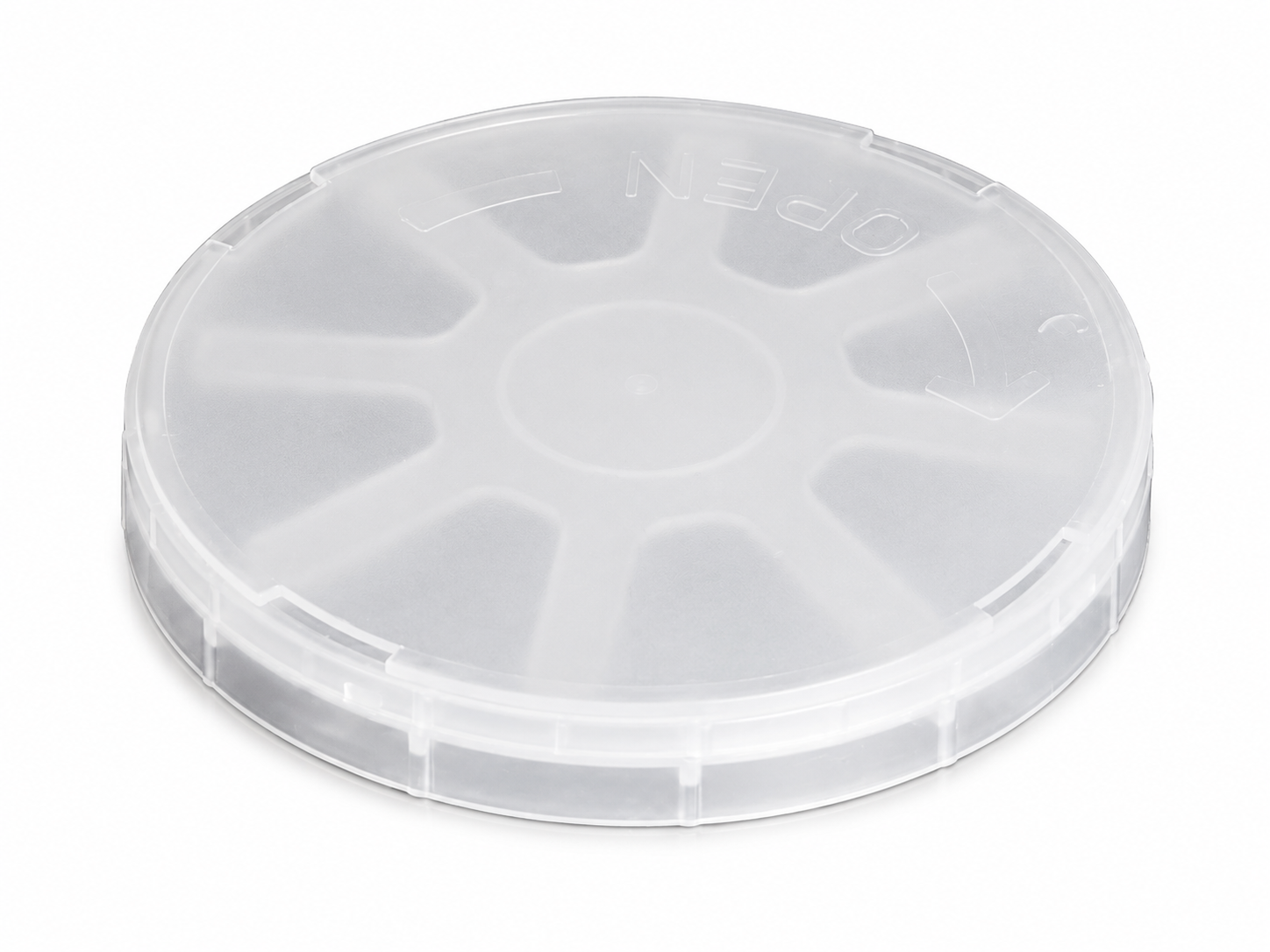 AMO Scientific 1 Inch Single Wafer Carrier Tray (Pack of 10), Polypropylene, Cleanroom Class 100 Grade